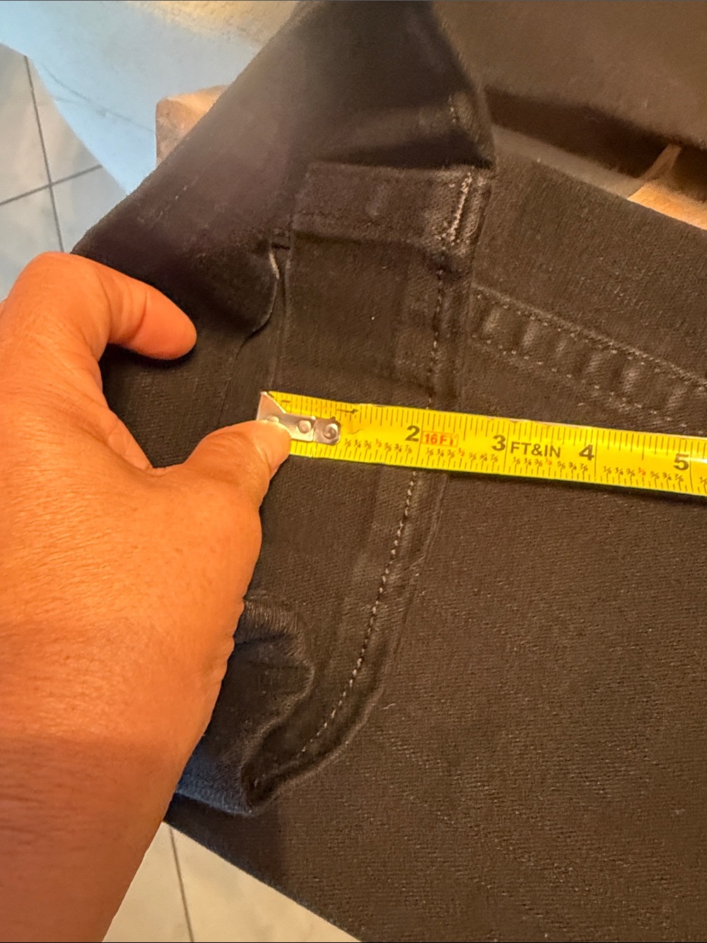 True Religion Black Wide-Leg Jeans - Classic Straight Waist - Picture 2 of 8